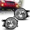 Fog Lights for 2007-2014 Toyota Camry 08-10 Highlander 09-13 Corolla 10-11 Prius 06-14 Rav4 11-17 Sienna Replacement for 08-11 Lexus LX570 RX350 Replacement with Halogen Bulbs