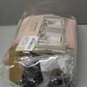 ANRODUO Light Pink Blackout Curtains Nursery Kids Bedroom 84 Inches Long 2 Panels, Baby Pink Room Darkening Light Blocking Rod Pocket and Back Tab Pleated Black Out Curtains with Hooks, Rings