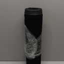 Smiry Front Door Mat Outside Entrance, Heavy Duty Sturdy Natural Rubber Doormat, Trap Dirt and Moisture, Easy Clean Low Profile Mats for Indoor Outdoor Entry, Grid Geometric (29.5x17, Black)