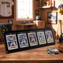 5 Card Display Frame, Black Acrylic for Trading Cards