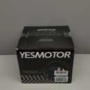 Yesmotor 3/4 Motorcycle Helmets Retro Open Face Vespa Scooters Helmet with Clear Visor for Men and Women- DOT Approved (XX-Large, Matte Black)