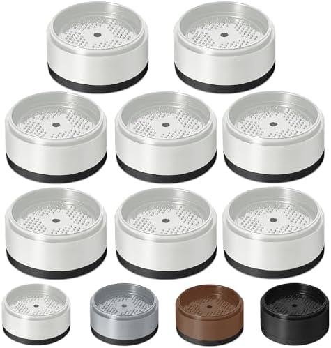 Bed Risers 1 inch, 2 inch, 3 inch, 4 inch Heavy Duty, Adjustable Furniture Riser for Table Desk Couch Sofa Chair Refrigerator Washing Machine, Stackable Bed Raisers Blocks (White 8 Pack, 1 inch)