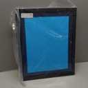 11x14 Frame with Mat - Black 13x16 Frame Wood Made to Display Print or Poster Measuring 11 x 14 Inches with Black Photo Mat