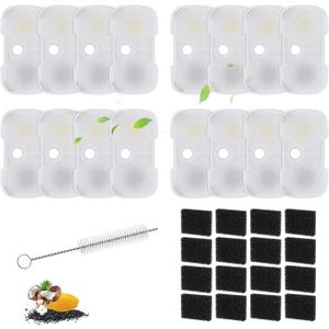 2 x 16 Packs Filter Replacement Compatible with PETLIBRO Cat Water Fountain PLWF005 PLWF105 PLWF115 PLWF305, 4-Layer Filtration Fit Pet Libro, Quiet, Tight Filtration, Safe, Odorless Replacement Filters