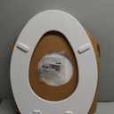 Bemis 1500EC 390 Lift-Off Wood Elongated Toilet Seat, Cotton White (Pack of 1)