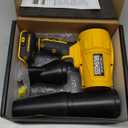 Electric Cordless Leaf Blower for DeWALT 20V Battery, 580,000 RPM Brushless Turbo Jet Blower with 3 Nozzles, Handheld Blower for Patio, Garden, Yard, Leaves, Dust, Garage & Snow Cleaning (Not Battery)