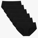 INNERSY Womens Underwear Cotton Hipster Panties Regular & Plus Size 6-Pack L