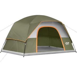 CAMPROS CP Tents for Camping 4-6 Person, Waterproof Windproof Dome Tent