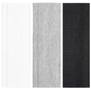 6 Pack Cotton Headbands, Yoga Headbands for Women, Wide Headband Cotton Stretchy Non Slip Sports Headband, Boho Elastic Workout Head Bands for Yoga Running Active Wear