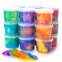 18 Pack Mini Slime, Galaxy Slime Party Favors, Stretchy Slime Kit for Classroom Prizes, Christmas Stocking Stuffers, Goodie Bag Stuffers,Easter Basket Stuffers for Kids Boys Girls 5-12