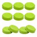 10pcs Storage Baby Bottle Caps, Travel Bottle Caps Storage Lids, Replacement Parts Accessories, Compatible with Lansinoh MAM Pigeon Bottles (Green)