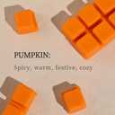 LETINE Wax Melts 10oz(4 Pack), Pumkin FallScented Wax Melts, 100% Soy Wax Melts Wax Cubes with All- Natural Strong & Non Toxic Essential Oil for Warmer, Gifts Set for Home Fragrance/Seasonal Scents
