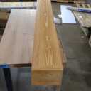BoscoMondo Fireplace Mantel, Handcrafted Rustic from Solid Pine, Wall-Mounted Floating Farmhouse Shelf - 8x6x72 Oak