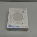 Gaiatop Mini Space Heater, Lightweight PTC Ceramic Fast Heating 500W Energy Efficient for Indoor Use, Overheating & 45 Tip-Over Protection, Portable Desk Electric Heaters for Office Home Black