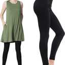 Diravo 7 Pack Fleece Lined Leggings Womens Fashion High Waist Tummy Control Leggings for Women Winter Warm (XL)