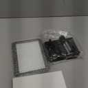 Magnetic Locker Accessories Set, Back to School Essentials (with Magnetic Whiteboard, Locker Mirror, Pen Holder, Marker, Round Magnet) School Locker Black Decor, Work Locker Organizers