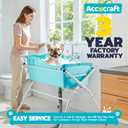 Dog Bath Tub, Portable Dog Washing Bathing Station, 3 Levels Elevated Foldable Dog Bath for Shower and Grooming, Collapsible Shower Bathtub Pet Tub for Small and Medium Size Dogs, Blue