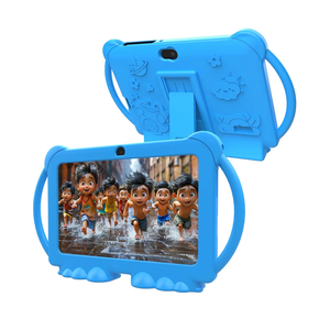 Kids Tablet 7 inch Android 12.0 for Toddler, 4GB RAM 32GB ROM Bluetooth IPS Screen Parental Control Dual Camera Shockproof Case for Educational Games, (1PCS, Blue