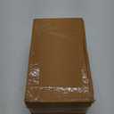 Modern Farmhouse Decorative Tissue Box Holder - Distressed White, Rustic Metal Design for Bathroom (Rectangle)