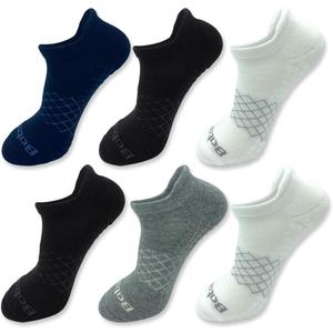 bataidis Athletic Running Ankle Socks, Low Cut Cushioned Anti-Blister Tab Sports Socks Men Women 6Pairs L