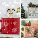 11 Pcs Large Snowflake Stencils for Windows, Reusable Christmas Stencils for Glass, Wood, Fabric, Wall, Card, Doormat, DIY Holiday Painting Templates