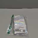 100Pcs Holographic Packaging Bags, 4.7x7 inch Resealable Foil Pouch Mylar Sample Bag Great for Small Business and Party