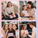 2 x Mio Angle Clay Beads 2 Boxes 24 Colors Bracelet Making Kit, Round Letter Beads with Charm and Elastic Strings, Friendship Bracelets Holiday Gifts for Girls Adults