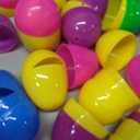 Olixmlya [6 Golden Eggs] 100 PCS 2.4" Fillable Plastic Easter Eggs Empty Easter Eggs Colorful Plastic Eggs Bulks Easter Basket Stuffers Hunt Easter Party Favor for Kids Teens Boys Girls