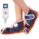 Feet Heating Pads for Women and Men, 2PCS Deep-Penetrating Electric Heated Foot Wrap for Neuropathy Pain Relief, Heating Pad for Feet Pain Relief, 86-158 & Auto Shut Off