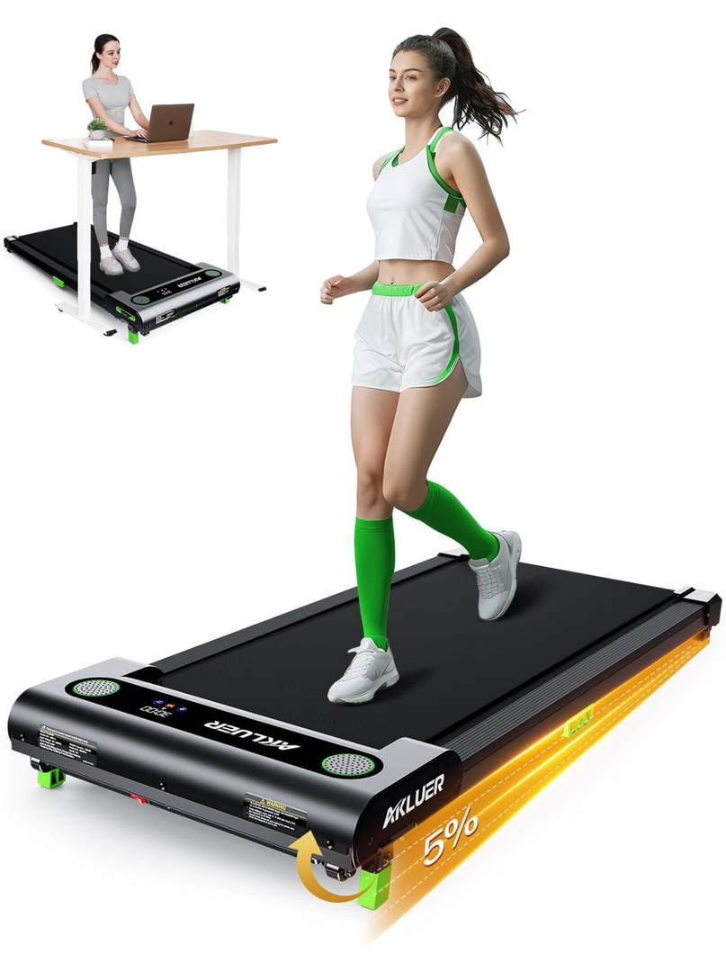 Walking Pad with Incline, Incline Treadmills for Home, 2.5 HP Under Desk Treadmill Small with Remote Control, Walking Pad Small Treadmill with LED Display