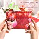 10 x Valentines Day Card with Lights & Music, 3D Pop Up Rose Anniversary Cards for Couples, Romantic Youre My Favorite Sweet Greeting Gift Cards for Wife Husband Girlfriend Boyfriend