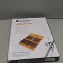 Utoplike In-drawer Knife Block Bamboo Kitchen Knife Drawer Organizer Large, handle Steak knife Holder without Knives, Fit for 16 Knife and 1 Sharpening Steel (Knives & Sharpening Not Included)