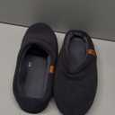 VeraCosy Men's Moccasin Slippers Comfy Soft Durable Slip-on Indoor Memory Foam House Shoes (13-14, Charcoal Dark Gray)