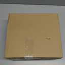 Hudgan 4 Pack Clear Plastic Storage Bins with Bamboo Lids, Stackable Storage Containers for Organizing Medicine Cabinet Organizer, Craft Room, Bread Box (Nature)