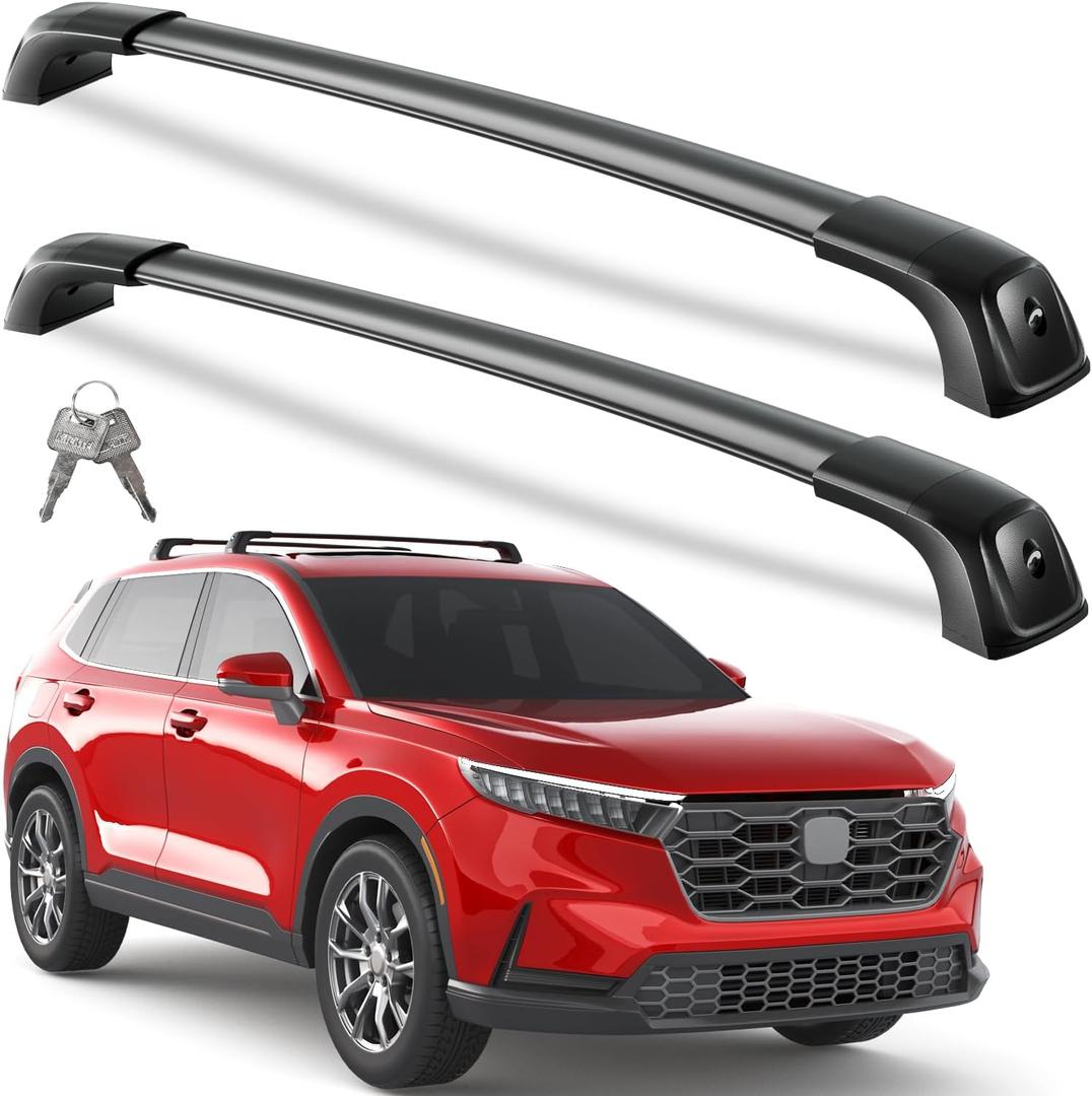 Wonderdriver 330lbsLockable Roof Rack Cross Bars Compatible with Honda CRV CR-V EX LX EX-L 2023-2026 ( ), Roof Rails Crossbars Cargo Bars Rooftop Carrier Luggage
