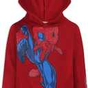 Marvel Spider-Man Boys Pullover Hoodie for Toddler 3T Dark Red (Red)