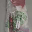 ANREKEYH Spin Mop Head, Base, Handle Replacement for O-Ceda EasyWring Microfiber Spin Mops, 2 Microfiber Mop Refills, 1 Triangle Head Cover and 30-58in Handle Set Combo (White(1 Tank System))