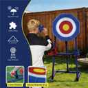 Axe Throwing Game for Backyard Bristle Target for Kids & Adults
Family portable safe octagonal game set with 4 axes & 4 darts, ideal indoor outdoor fun for camping, carnival, parties