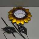 Mothers Day Gifts Outdoor Thermometers for Patio - Waterproof Sunflower Outdoor Indoor Thermometer with Stake Decorative for Yard Garden Wall Living Room Decor, Large Easy-Read No Require Batteries