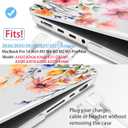 Mektron Case for M5 MacBook Pro 14 inch 2026 Model A3427 A3426 Fit 2025-2021 Model A3434 A3112 M4 A3112 A3401 A3185 M3 A2918 A2992 M2 A2779 M1 A2442 Pro/Max Cover for MacBook Pro 14", Floral P165
