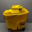 Rubbermaid Commercial Products WaveBrake 35 Qt. Side-Press Mop Bucket and Wringer Combo on Wheels Yellow for Professional/Industrial/Business Heavy-Duty Floor Cleaning/Mopping