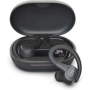 JLab Go Sport+ Wireless Workout Earbuds Featuring C3 Clear Calling, Secure Earhook Sport Design, 35+ Hour Bluetooth Playtime, and 3 EQ Sound Settings (Graphite)