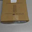 Vertical Shoe Rack - Tall Narrow Shoe Rack Organizer for Small Spaces,5 Tier Bamboo Shoen Shelf for Entryway,Closet,Corner,Doorway,Skinny Shoe Shelf Space Saving Shoe Storage,Free Stackable DIY (Black)