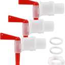 3 Pack Bucket Spigot 5 Gallon Bucket Spigot Plastic Bottling Bucket Spigot Tap Faucet Plastic Spigot for 5 Gallon Bucket Homebrew Wine Making Beer Brewing Bottling Bucket Fermenter Bucket