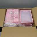 Shoe Storage, 12 Pack X-Large Shoe Organizer for Closet, Shoe Boxes Clear Plastic Stackable Shoe Storage Boxes for Size 13 (Pink)