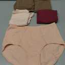 Women's Underwear Cotton High Waisted Briefs 5 Pack, Soft Breathable Full Coverage Ladies Panties, Size XL