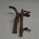 BNOSDM 2PCS Reptile Wood Branches Decor, Lizard Habitat Natural Wood Decoration, Snake Climbing Branch Accessories, Terrarium Tree Trunk Ornament for Bearded Dragon Gecko Frog Chameleon Spider