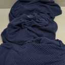 H.VERSAILTEX Super Stretch Stylish Cushions Covers/Furniture Cover Spandex Jacquard Small Checked Pattern Super Soft Slipcover Washable Individual (3 Cushion Sofa, Navy)