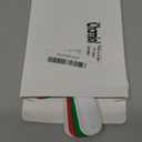 Charniol 12 Pieces Wrapping Paper Roll Holder Holiday Flip Wrap Silicone Covered Metal Strips 1'' x 9'' Stabilizer Slap Band for Christmas Poster Gift Paper Vinyl Storage Organize, White Red Green