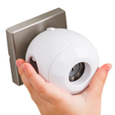 Child Safety Door Knob Cover (4 Pack) HardtoRemove DualLock Door Handle Covers for Kids  Reusable Baby Proof Door Knob Locks  Installs Easily, No Tools Needed (White)